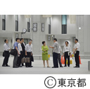 知事の現場視察（豊洲市場）