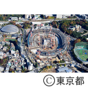 国立競技場周辺（空撮）
