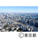 品川新駅建設中（空撮）
