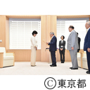 小池知事当選証書付与式