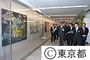 アートアワード東京２００７石原知事視察