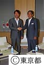 ソウル市長の石原知事訪問