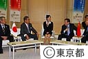 国交正常化３５周年記念中国ベテラン卓球代表団の石原知事表敬