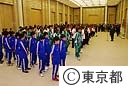２００８東京国際ユース(U-14）サッカー大会選手団、石原知事訪問