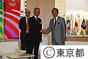 駐日イタリア大使の石原知事表敬