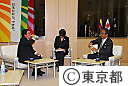 コロンビア副大統領と大使、石原知事訪問