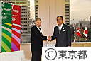 駐日デンマーク大使の石原知事知事訪問