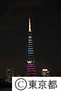 東京タワーライトアップ（２０１６年オリンピック・パラリンピック開催都市決定３００日前）
