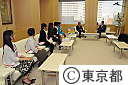 ｢東京愛らんど島じまん」一行が石原知事を訪問