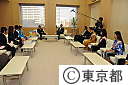 ｢東京愛らんど島じまん」一行が石原知事を訪問