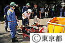平成22年度東京都防災訓練(東大・正門並木道）