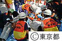 平成22年度東京都防災訓練(東大・正門並木道）