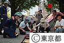 平成22年度東京都防災訓練(東大・正門並木道）