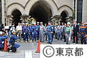 平成22年度東京都防災訓練(東大・正門並木道）