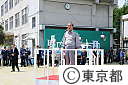 平成22年度東京都防災訓練(文京区・駒本小学校）