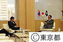 モンゴル大使が石原知事を訪問