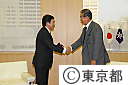 モンゴル大使が石原知事を訪問