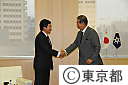 モンゴル大使が石原知事を訪問