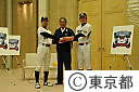 プロ野球（荒井貴浩､渡辺俊介）選手が石原知事訪問