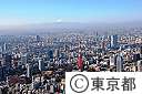 空撮（東京タワーと富士山）