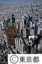 空撮（新宿都庁舎）