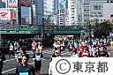 東京マラソン２０１１(新宿大ガード）