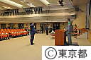 東京消防庁レスキュー隊に石原知事が感謝の言葉(東日本大震災）