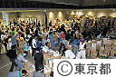 民間から山のように届いた援助物資(東日本大震災）