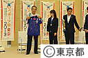 なでしこジャパンが石原知事を訪問