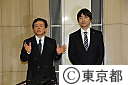 橋下大阪市長が石原知事を訪問