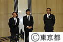 橋下大阪市長が石原知事を訪問