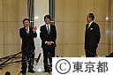 橋下大阪市長が石原知事を訪問