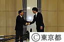 橋下大阪市長が石原知事を訪問