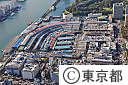 築地中央市場（空撮）