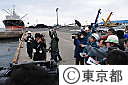 猪瀬副知事が福島県（大波地区・相馬港）を視察