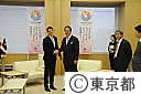 ロンドンオリンピック組織委員のコー会長が石原知事を訪問