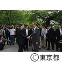 関東地方知事会（鶴ヶ城を視察）