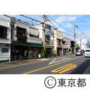 上野、谷中周辺の町並み