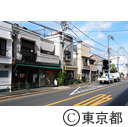 上野、谷中周辺の町並み