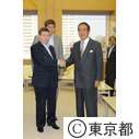 ロシア大使が石原知事を訪問