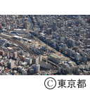 東京スカイツリーの基礎工事（空撮）