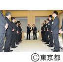 猪瀬知事が初登庁