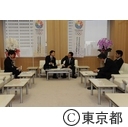 夕張市長が猪瀬知事を訪問