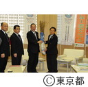 福島県議３人が猪瀬知事を訪問