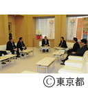 福島県議３人が猪瀬知事を訪問