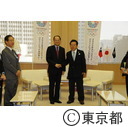 台北駐日経済文化代表団代表が猪瀬知事を訪問