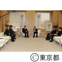 杉並区長が猪瀬知事を訪問