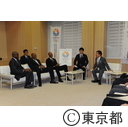 カールルイス・ウイリーバンクス・マイクパウエルの各氏が猪瀬知事を訪問