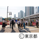 汐留駅周辺の街並み