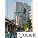 汐留駅周辺の街並み